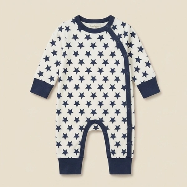 Surplus Baby Organic Cotton Romper for Babies-103 - 3-6 Months