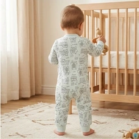 Surplus Baby Organic Cotton Romper for Babies-045 - 0-3 Months