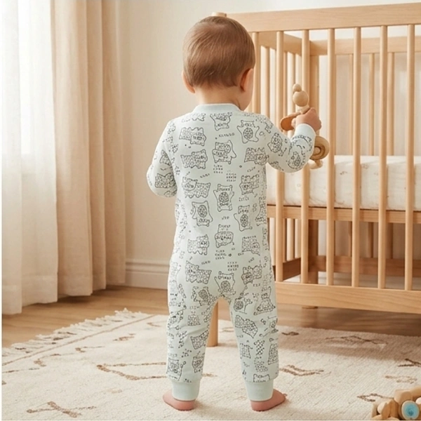 Surplus Baby Organic Cotton Romper for Babies-045 - 0-3 Months