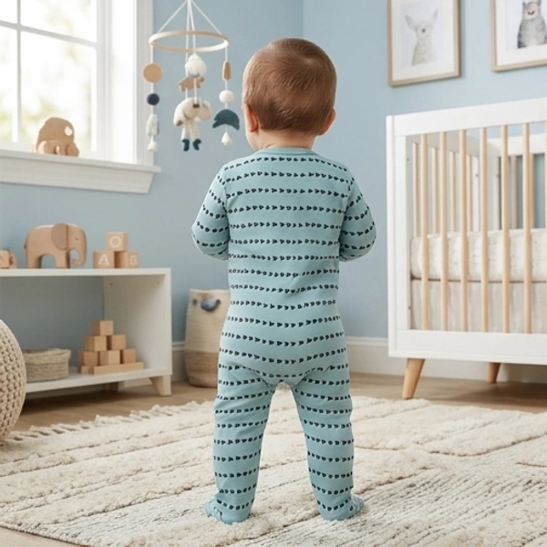 Surplus Baby Organic Cotton Romper for Babies-108 - 3-6 Months