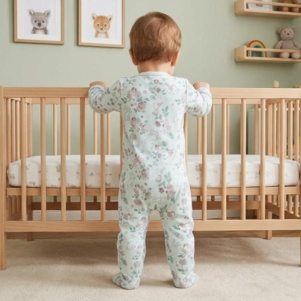 Surplus Baby Organic Cotton Romper for Babies-050 - 0-3 Months