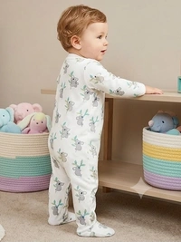 Surplus Baby Organic Cotton Romper for Babies-122 - 6-9 Months