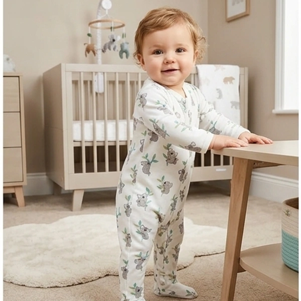 Surplus Baby Organic Cotton Romper for Babies-122 - 6-9 Months