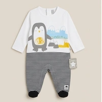 Surplus Baby Organic Cotton Romper for Babies-031 - 0-3 Months