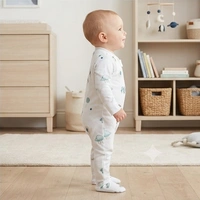 Surplus Baby Organic Cotton Romper for Babies-058 - 0-3 Months