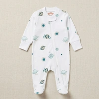 Surplus Baby Organic Cotton Romper for Babies-058 - 0-3 Months
