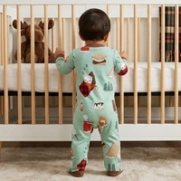 Surplus Baby Organic Cotton Romper for Babies-053 - 0-3 Months