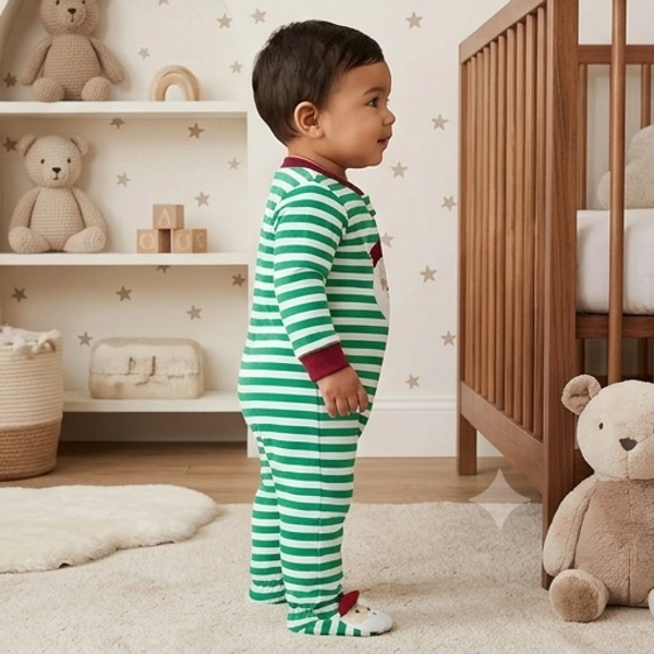 Surplus Baby Organic Cotton Romper for Babies-076 - 3-6 Months