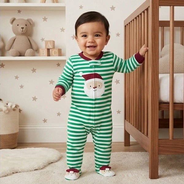 Surplus Baby Organic Cotton Romper for Babies-076 - 3-6 Months