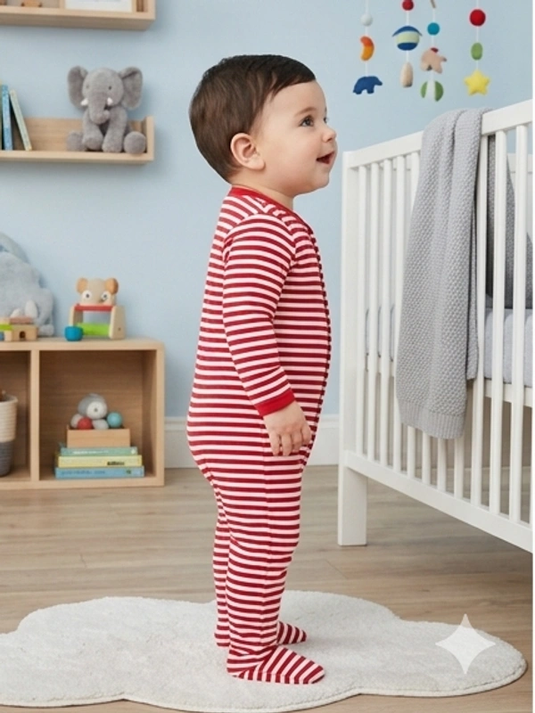 Surplus Baby Organic Cotton Romper for Babies-147 - 6-9 Months