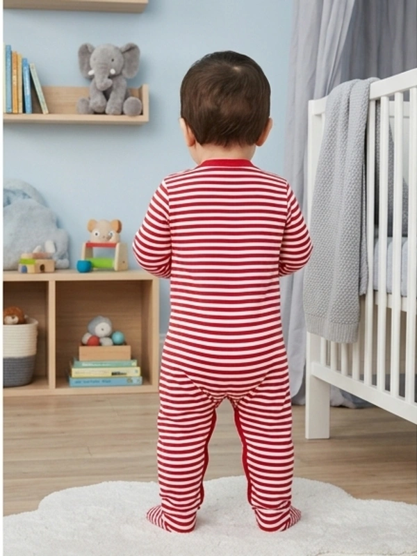 Surplus Baby Organic Cotton Romper for Babies-147 - 6-9 Months