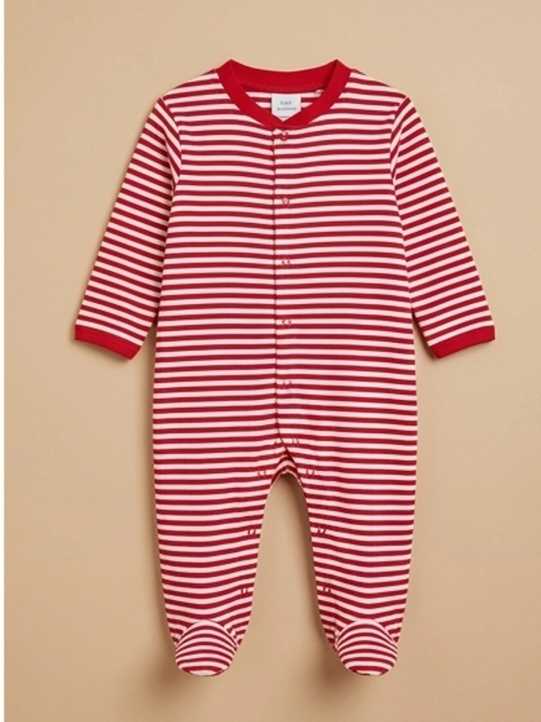 Surplus Baby Organic Cotton Romper for Babies-147 - 6-9 Months