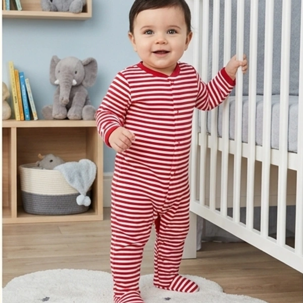 Surplus Baby Organic Cotton Romper for Babies-147 - 6-9 Months