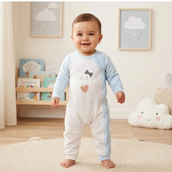Surplus Baby Organic Cotton Romper for Babies-060 - 0-3 Months