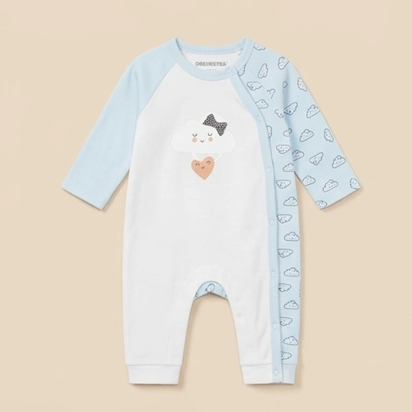 Surplus Baby Organic Cotton Romper for Babies-060 - 0-3 Months