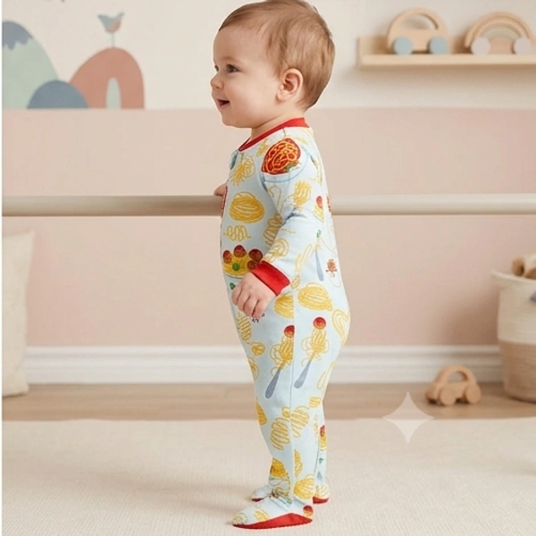 Surplus Baby Organic Cotton Romper for Babies-090 - 6-9 Months