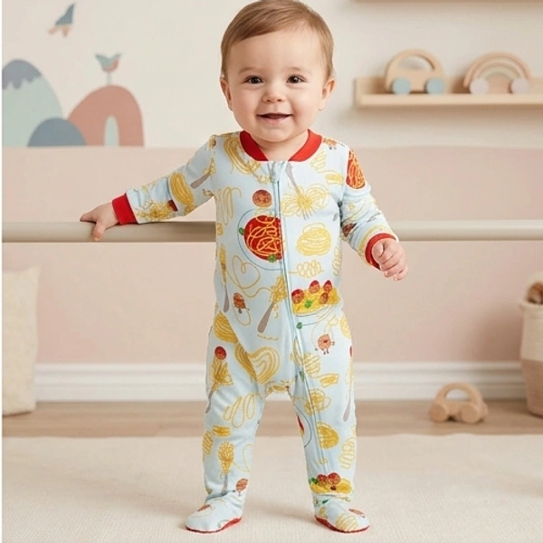 Surplus Baby Organic Cotton Romper for Babies-090 - 6-9 Months