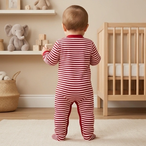 Surplus Baby Organic Cotton Romper for Babies-035 - 0-3 Months