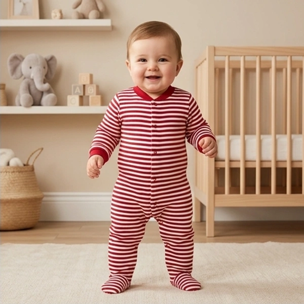 Surplus Baby Organic Cotton Romper for Babies-035 - 0-3 Months