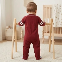 Surplus Baby Organic Cotton Romper for Babies-064 - 0-3 Months