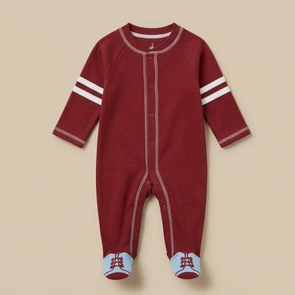 Surplus Baby Organic Cotton Romper for Babies-064 - 0-3 Months