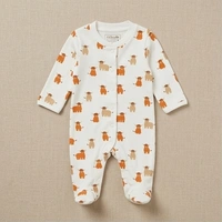 Surplus Baby Organic Cotton Romper for Babies-054 - 0-3 Months