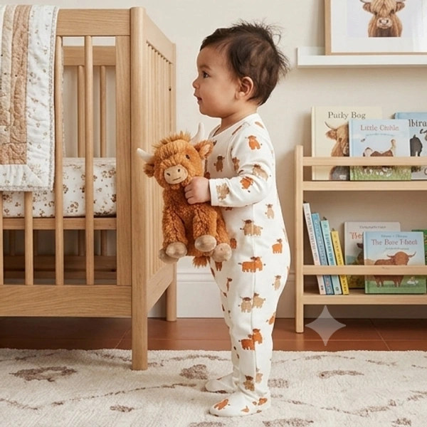 Surplus Baby Organic Cotton Romper for Babies-054 - 0-3 Months
