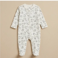 Surplus Baby Organic Cotton Romper for Babies-071 - 3-6 Months