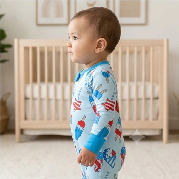 Surplus Baby Organic Cotton Romper for Babies-096 - 3-6 Months