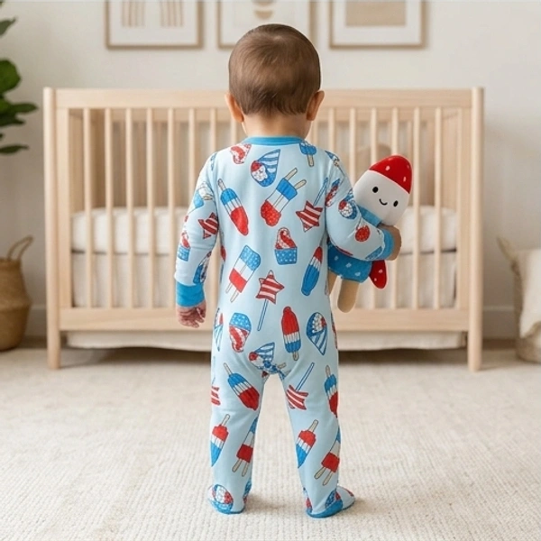 Surplus Baby Organic Cotton Romper for Babies-096 - 3-6 Months