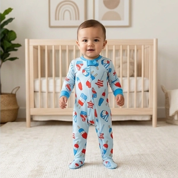 Surplus Baby Organic Cotton Romper for Babies-096 - 3-6 Months