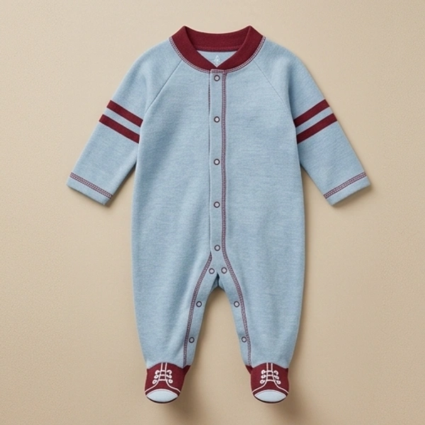 Surplus Baby Organic Cotton Romper for Babies-048 - 0-3 Months