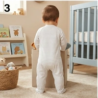 Surplus Baby Organic Cotton Romper for Babies-067 - 3-6 Months