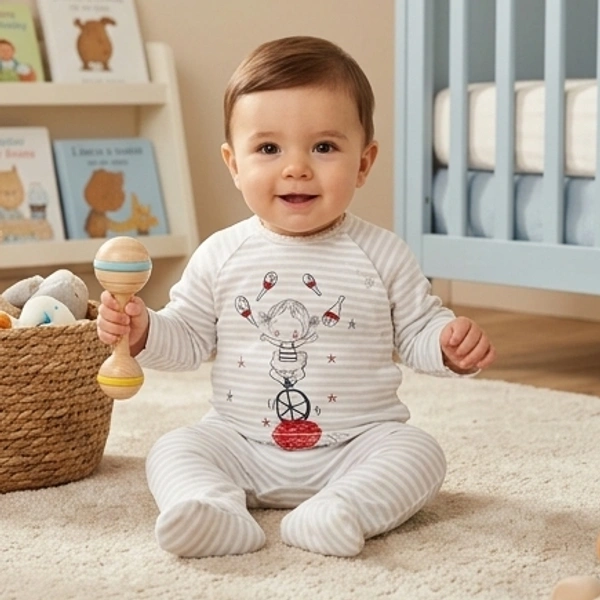 Surplus Baby Organic Cotton Romper for Babies-067 - 3-6 Months