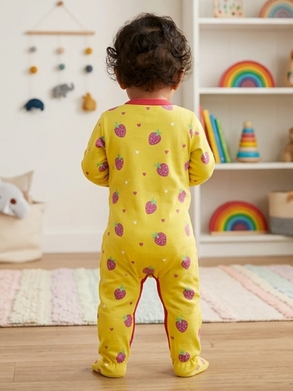 Surplus Baby Organic Cotton Romper for Babies-112 - 3-6 Months