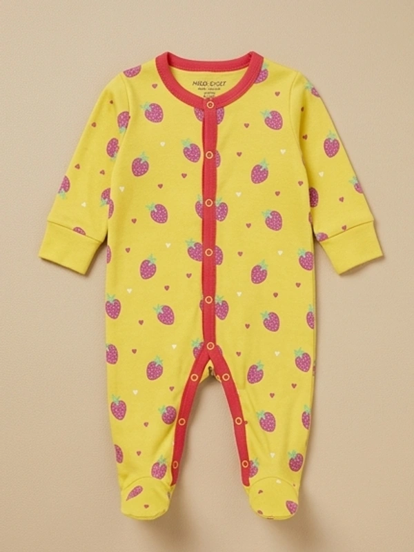 Surplus Baby Organic Cotton Romper for Babies-112 - 3-6 Months