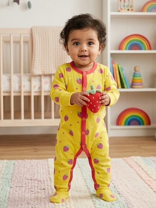 Surplus Baby Organic Cotton Romper for Babies-112 - 3-6 Months