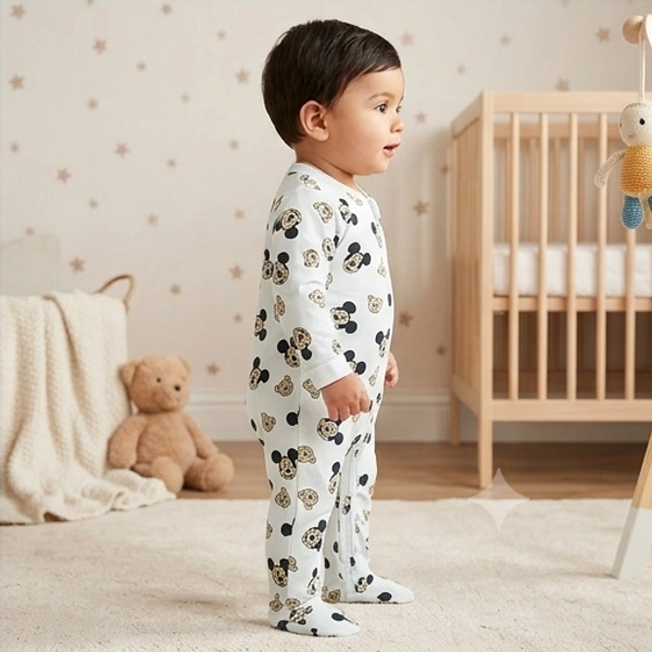 Surplus Baby Organic Cotton Romper for Babies-077 - 3-6 Months