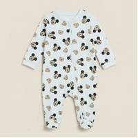 Surplus Baby Organic Cotton Romper for Babies-077 - 3-6 Months