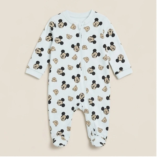 Surplus Baby Organic Cotton Romper for Babies-077 - 3-6 Months