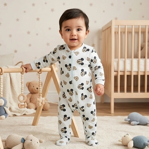 Surplus Baby Organic Cotton Romper for Babies-077 - 3-6 Months
