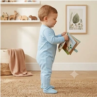 Surplus Baby Organic Cotton Romper for Babies-129 - 6-9 Months