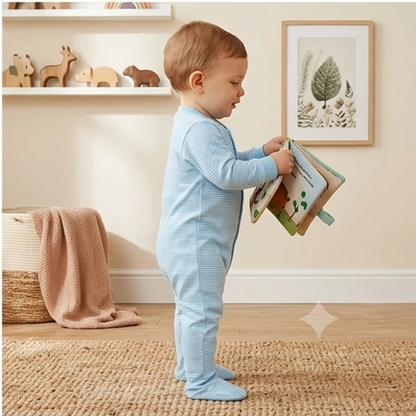 Surplus Baby Organic Cotton Romper for Babies-129 - 6-9 Months