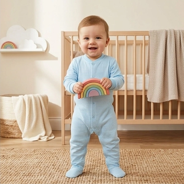 Surplus Baby Organic Cotton Romper for Babies-129 - 6-9 Months