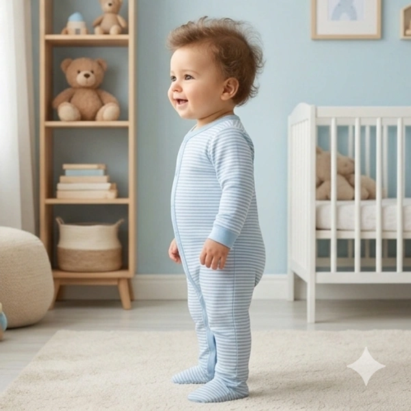 Surplus Baby Organic Cotton Romper for Babies-148 - 6-9 Months