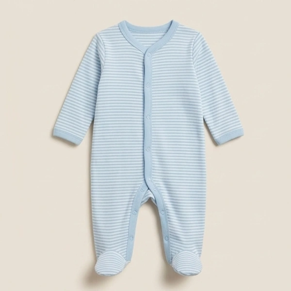 Surplus Baby Organic Cotton Romper for Babies-148 - 6-9 Months