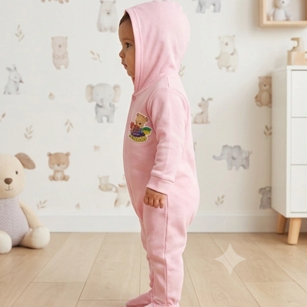 Surplus Baby Organic Cotton Romper for Babies-057 - 0-3 Months