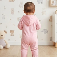 Surplus Baby Organic Cotton Romper for Babies-057 - 0-3 Months