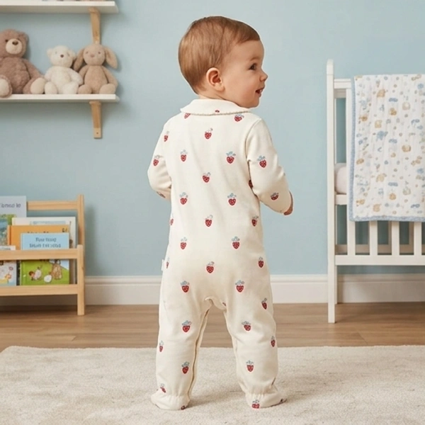 Surplus Baby Organic Cotton Romper for Babies-084 - 3-6 Months