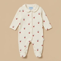 Surplus Baby Organic Cotton Romper for Babies-084 - 3-6 Months